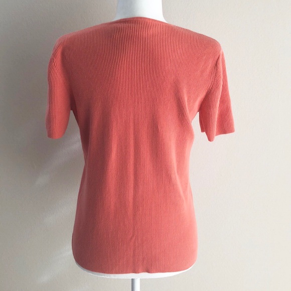 LIZ CLAIBORNE knit cardigan short sleeves - Picture 4 of 5